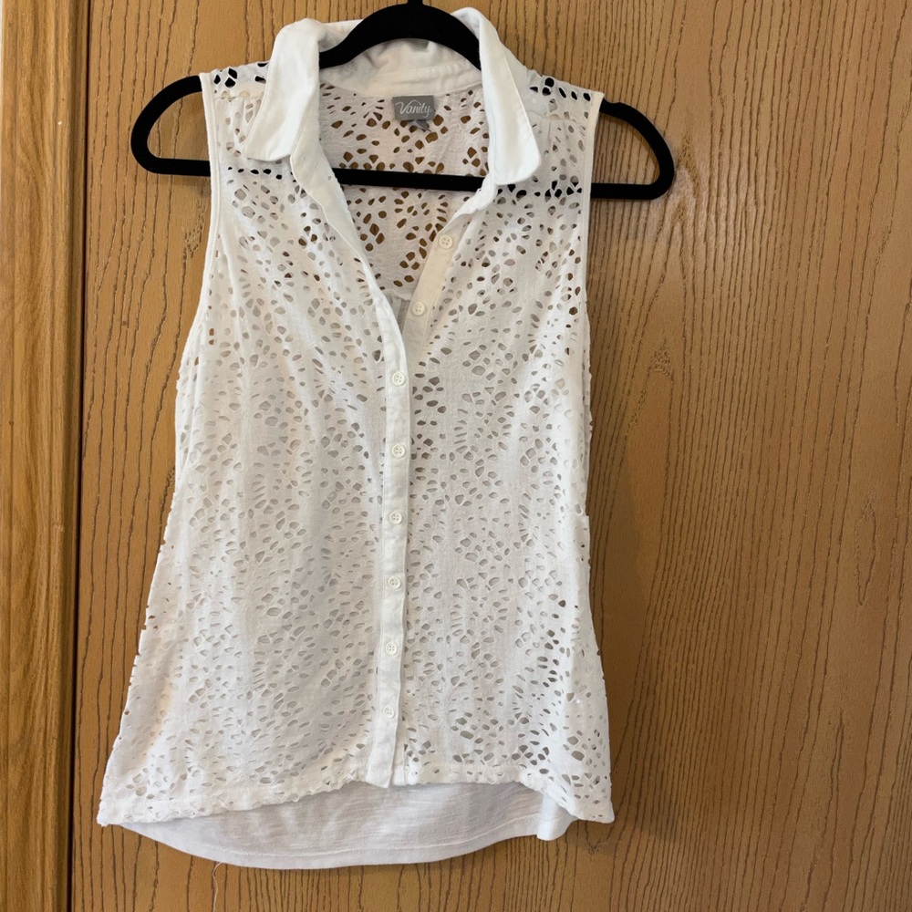 collared cut our tank top